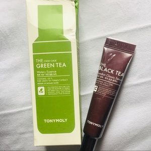 Tony Moly green and black tea duo